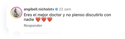 angibell.nicholstv: Eres el mejor doctor y no pienso discutirlo con nadie